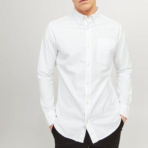 Jack & Jones Slim Fit Dress shirt -White - 12192150       Slim Fit Dress shirt